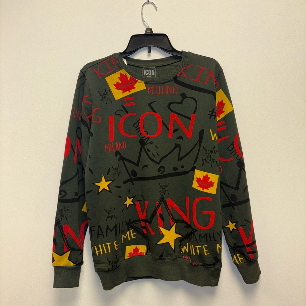 Icon Milano Patterned Sweatshirt